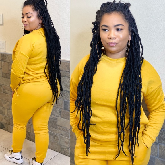 SOLD NWT THE CHILLED MATCHING SET [MUSTARD] - Picture 2 of 9